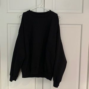 Allsaints Cold Shoulder Relaxed Fit Sweatshirt/Sz Small